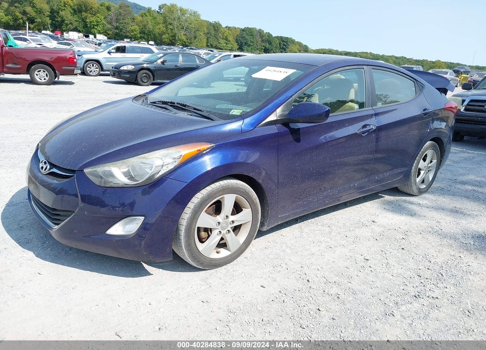 2013 HYUNDAI ELANTRA GLS VIN: 5NPDH4AEXDH325744