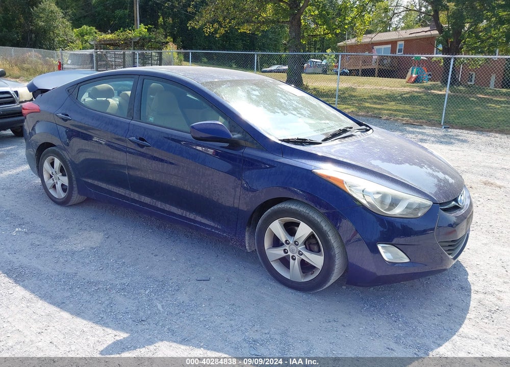 2013 HYUNDAI ELANTRA GLS VIN: 5NPDH4AEXDH325744