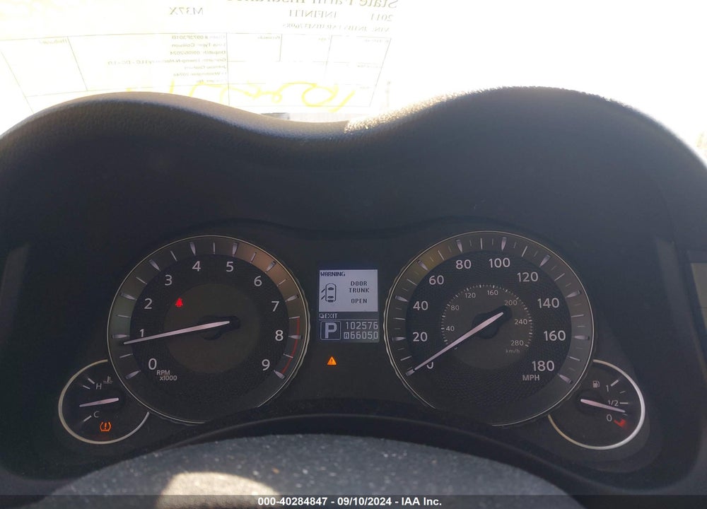 2011 INFINITI M37X VIN: JN1BY1AR3BM376985