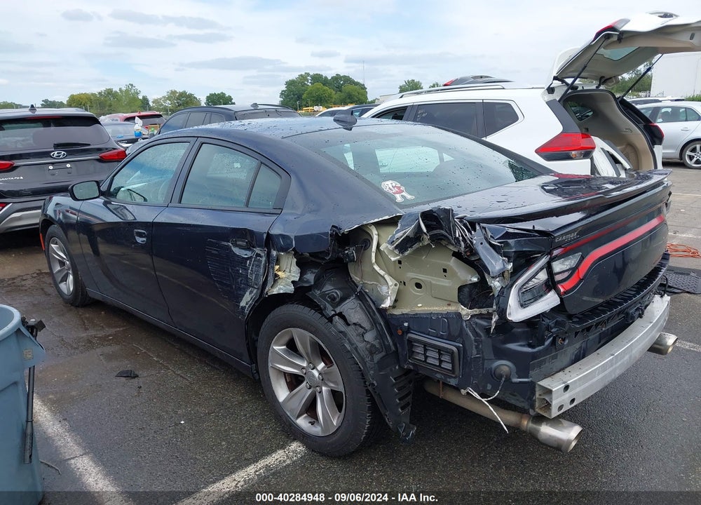 2016 DODGE CHARGER SXT VIN: 2C3CDXHG2GH266108