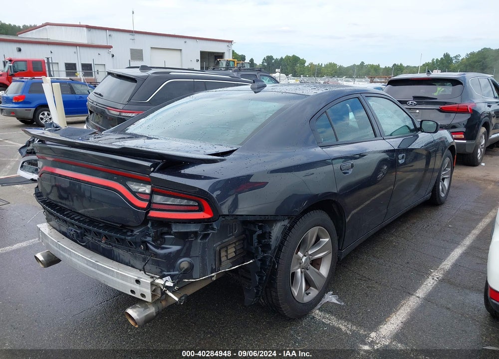 2016 DODGE CHARGER SXT VIN: 2C3CDXHG2GH266108