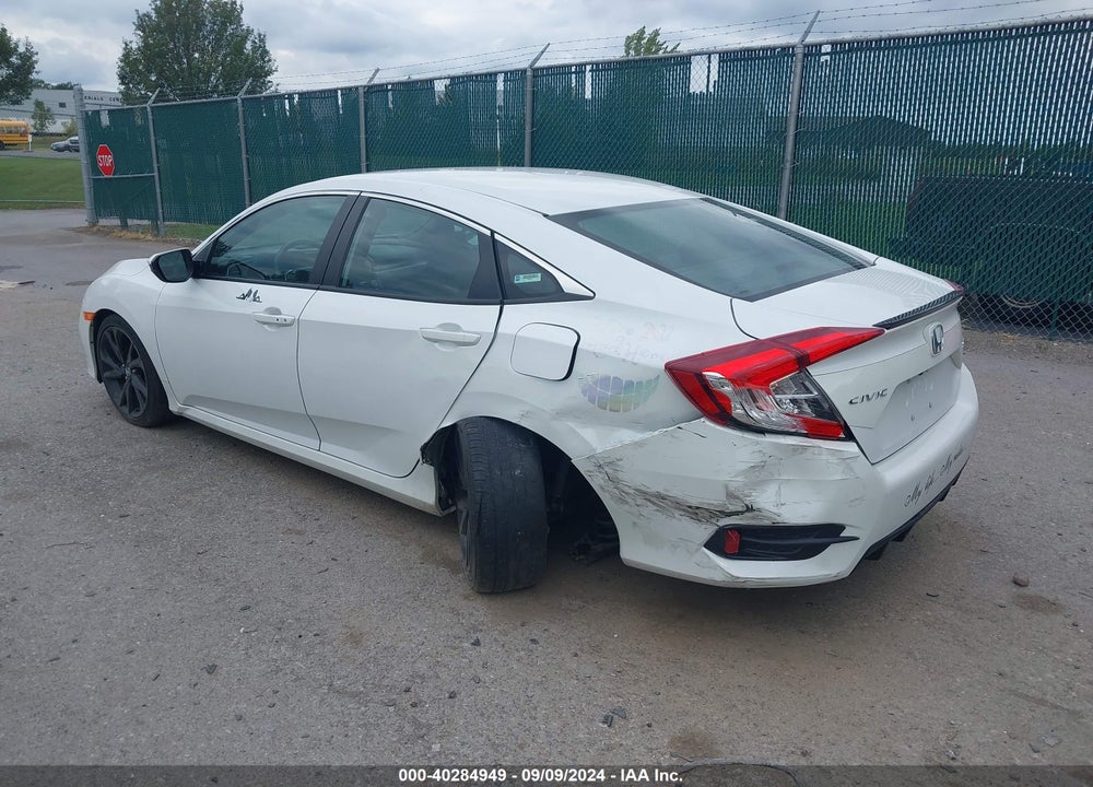 2020 HONDA CIVIC SPORT VIN: 2HGFC2F8XLH596097