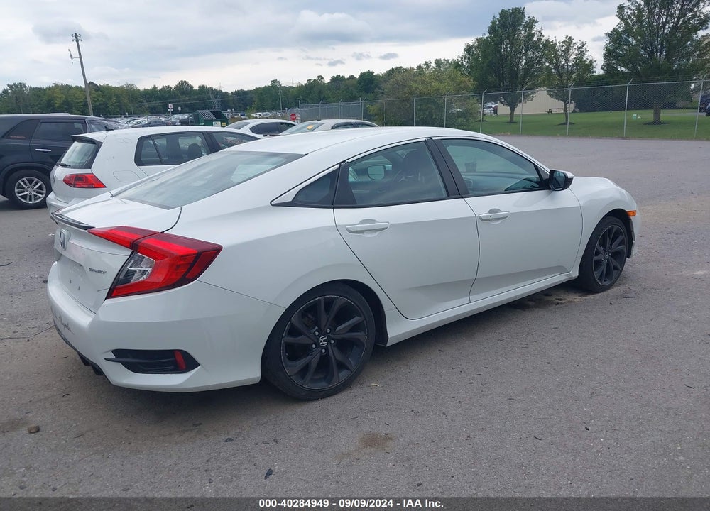 2020 HONDA CIVIC SPORT VIN: 2HGFC2F8XLH596097