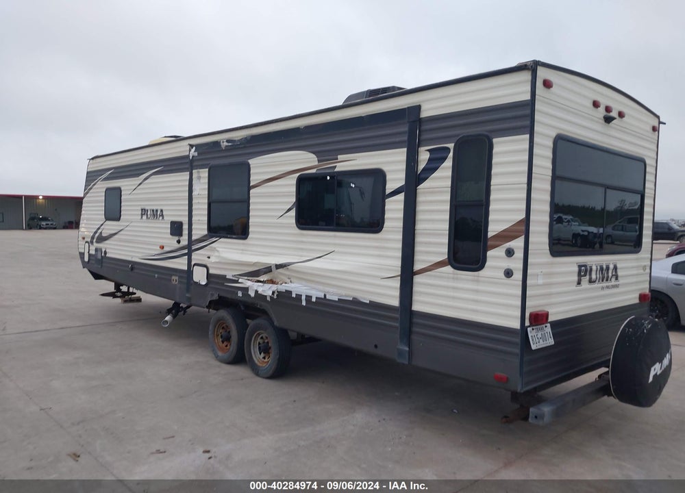 2016 FOREST RIVER PUMA TRAVEL TRAILER VIN: 4X4TPUF25GP059355