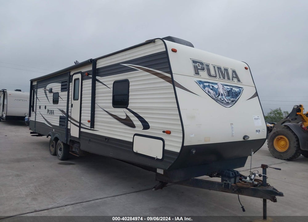 2016 FOREST RIVER PUMA TRAVEL TRAILER VIN: 4X4TPUF25GP059355