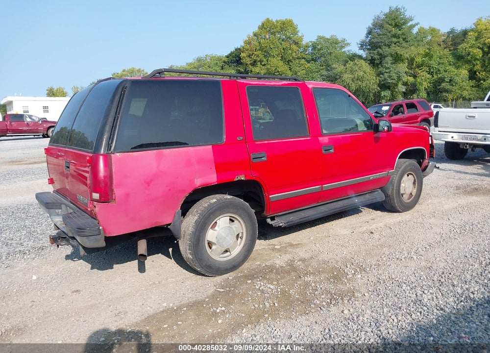 1999 CHEVROLET TAHOE LS VIN: 1GNEK13R0XJ531906