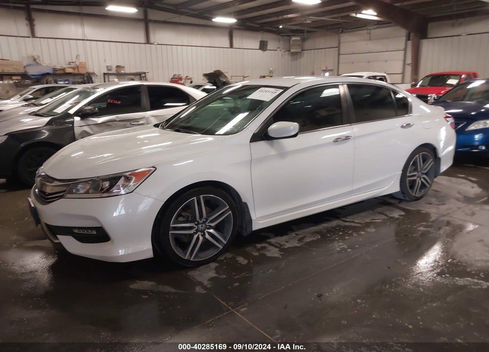 2016 HONDA ACCORD SPORT VIN: 1HGCR2F61GA164096