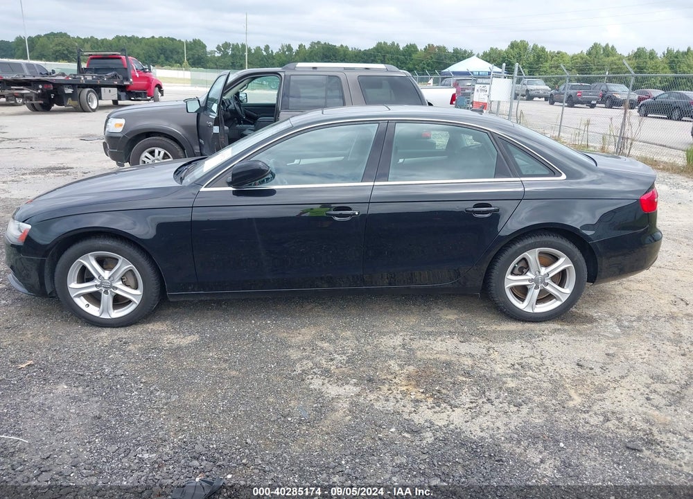 2013 AUDI A4 2.0T PREMIUM VIN: WAUAFAFL5DN027615