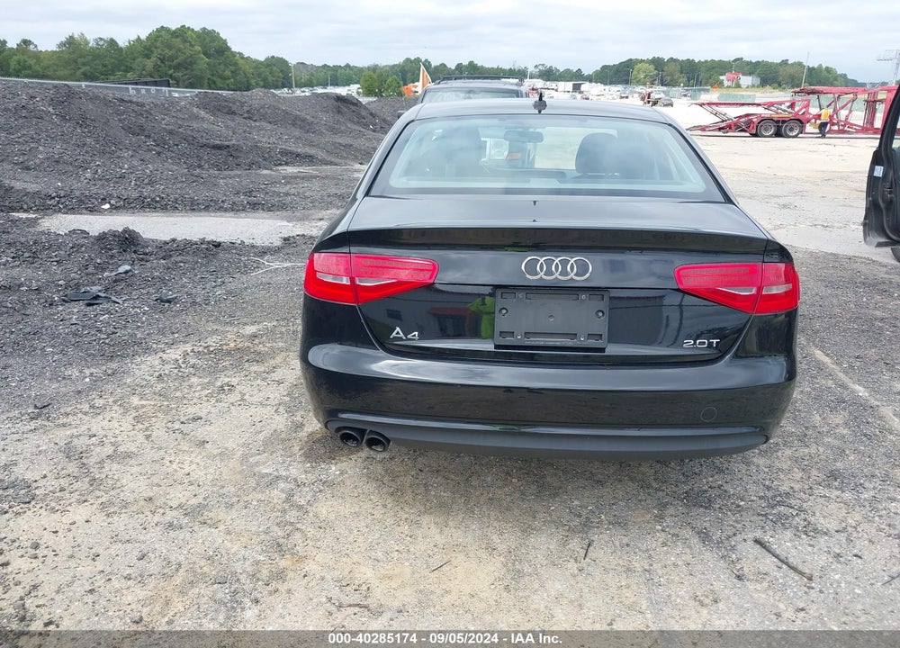 2013 AUDI A4 2.0T PREMIUM VIN: WAUAFAFL5DN027615