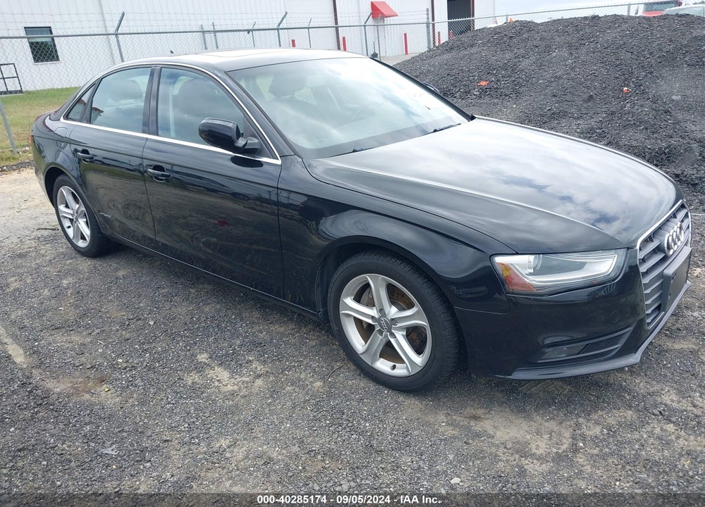 2013 AUDI A4 2.0T PREMIUM VIN: WAUAFAFL5DN027615