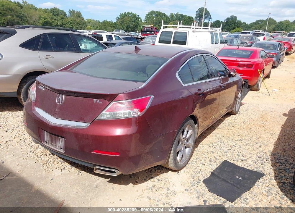2012 ACURA TL 3.5 VIN: 19UUA8F58CA003275
