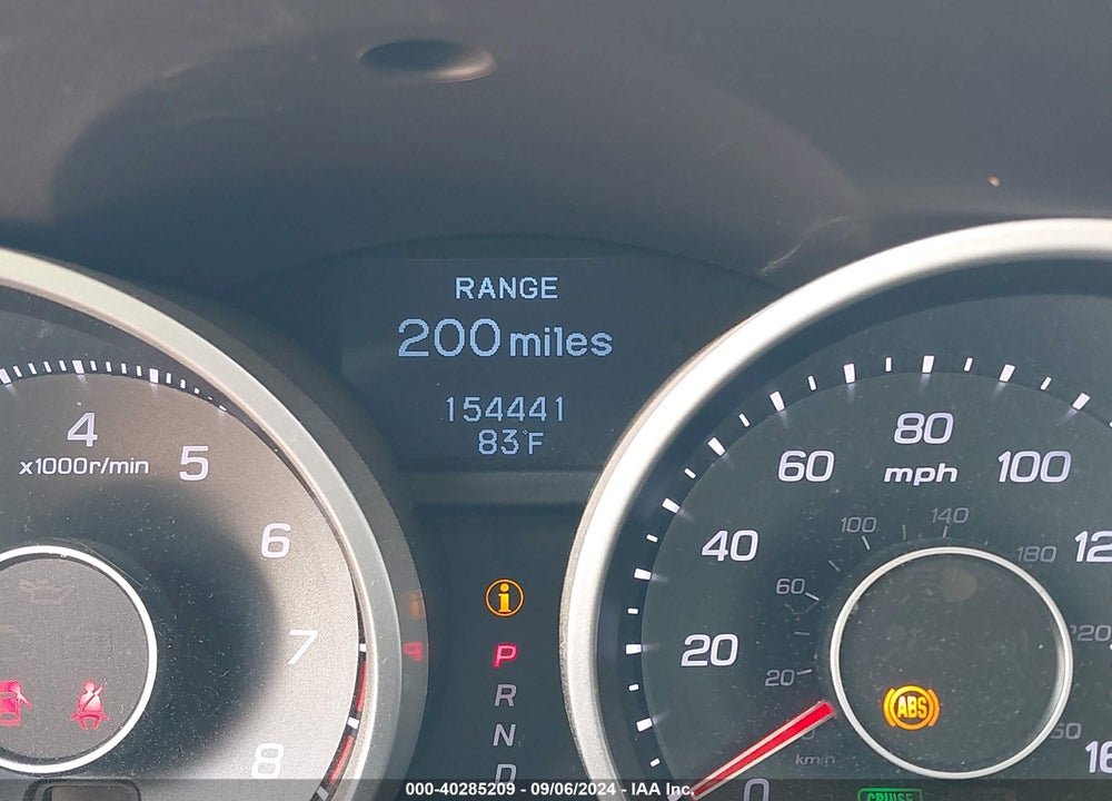 2012 ACURA TL 3.5 VIN: 19UUA8F58CA003275