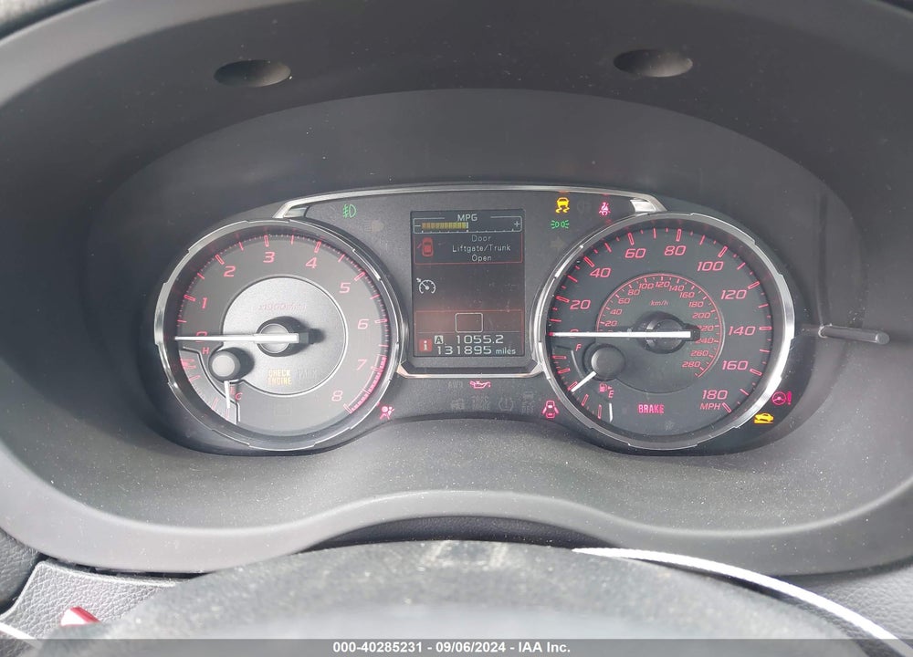 2016 SUBARU WRX PREMIUM VIN: JF1VA1E64G9813150