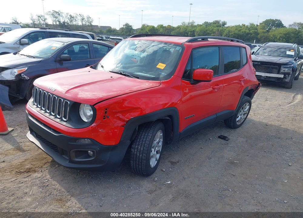 2018 JEEP RENEGADE LATITUDE FWD VIN: ZACCJABB8JPH60705