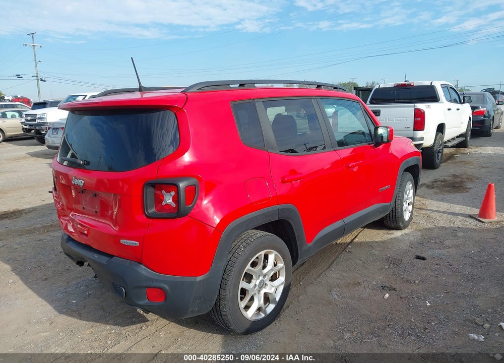 2018 JEEP RENEGADE LATITUDE FWD VIN: ZACCJABB8JPH60705