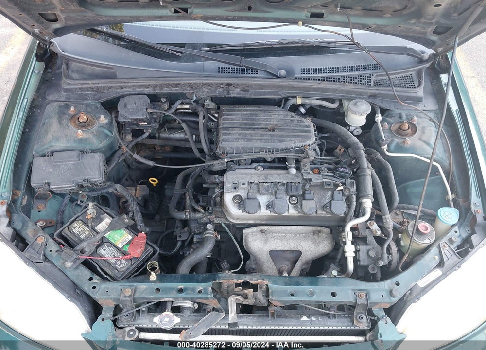 2002 HONDA CIVIC LX VIN: 1HGES165X2L074490