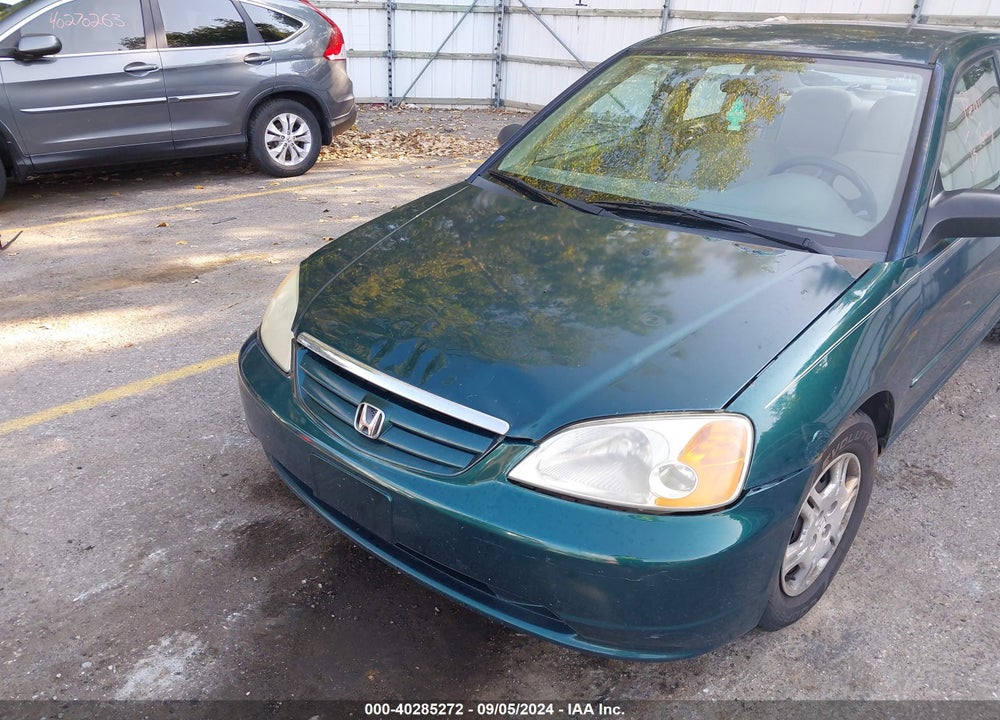 2002 HONDA CIVIC LX VIN: 1HGES165X2L074490