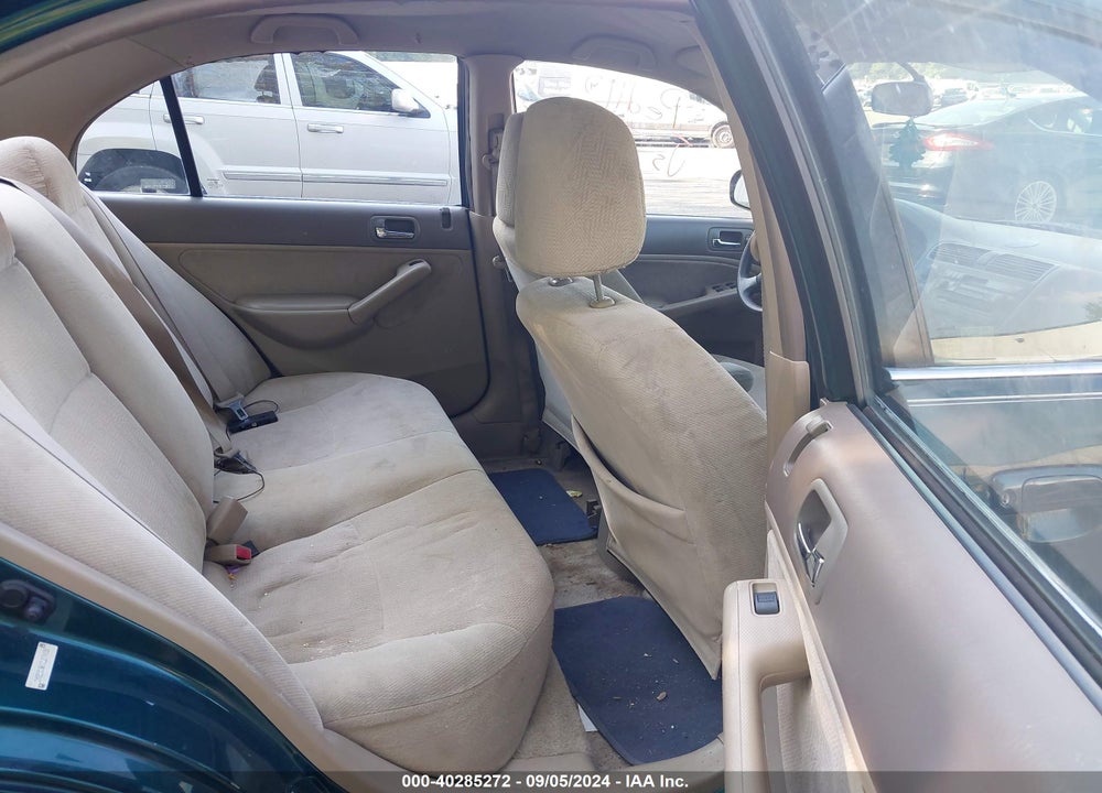 2002 HONDA CIVIC LX VIN: 1HGES165X2L074490