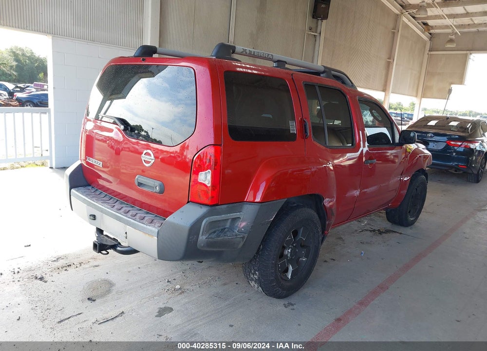 2009 NISSAN XTERRA X VIN: 5N1AN08U49C502448