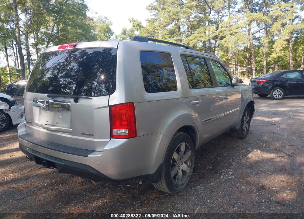 2012 HONDA PILOT TOURING VIN: 5FNYF3H95CB023463