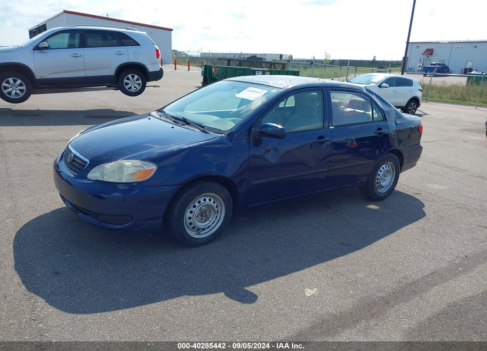 2008 TOYOTA COROLLA CE VIN: 2T1BR32E38C922580