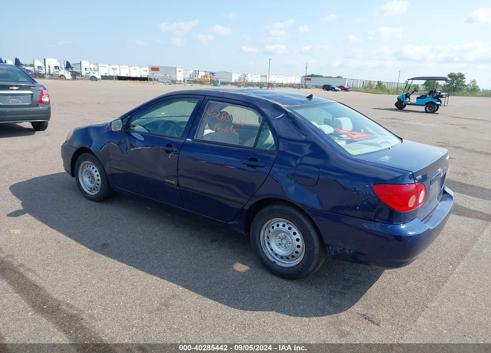 2008 TOYOTA COROLLA CE VIN: 2T1BR32E38C922580