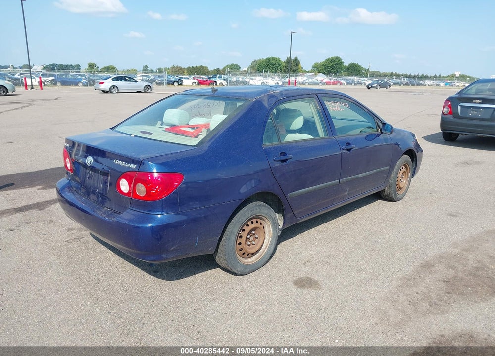 2008 TOYOTA COROLLA CE VIN: 2T1BR32E38C922580