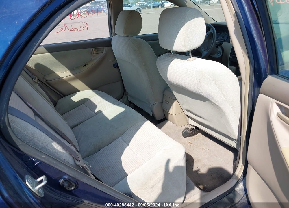 2008 TOYOTA COROLLA CE VIN: 2T1BR32E38C922580