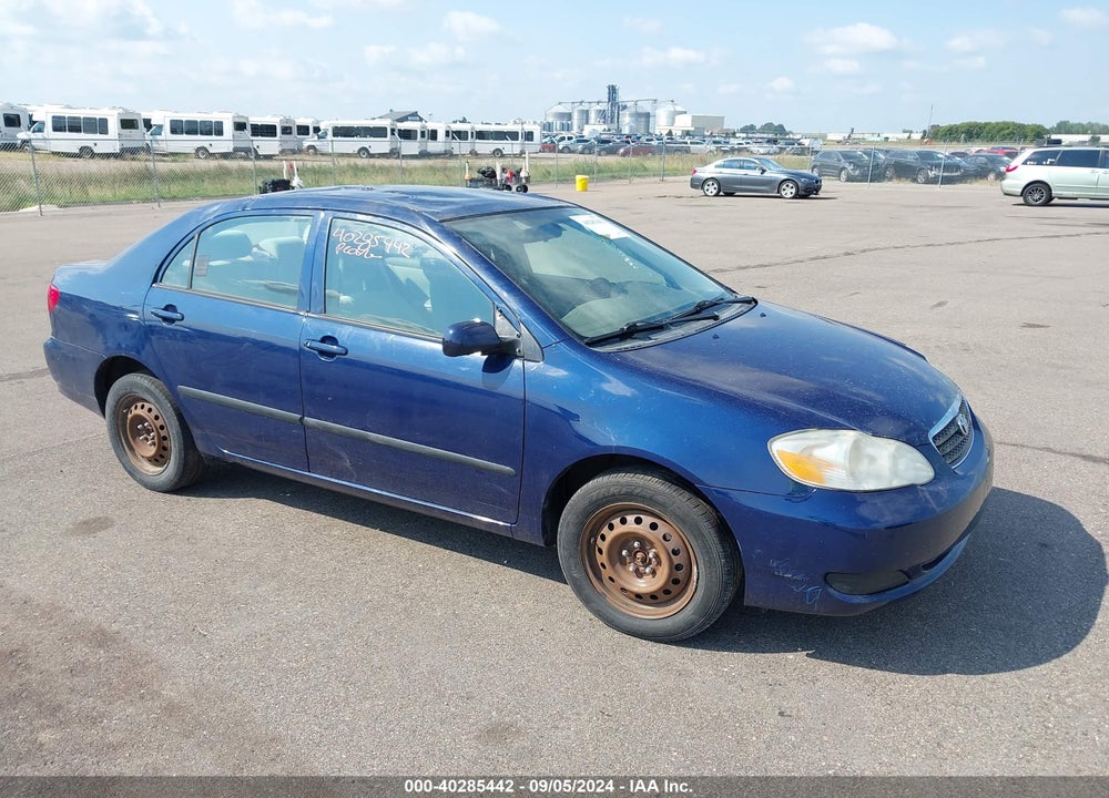 2008 TOYOTA COROLLA CE VIN: 2T1BR32E38C922580