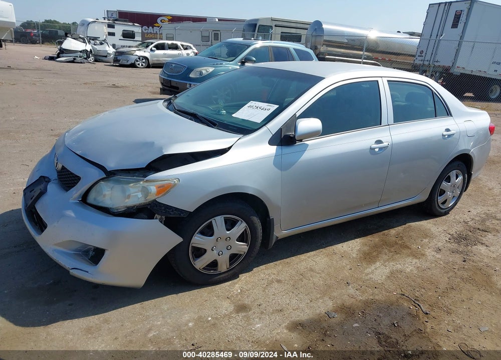 2009 TOYOTA COROLLA LE VIN: JTDBL40E699027358