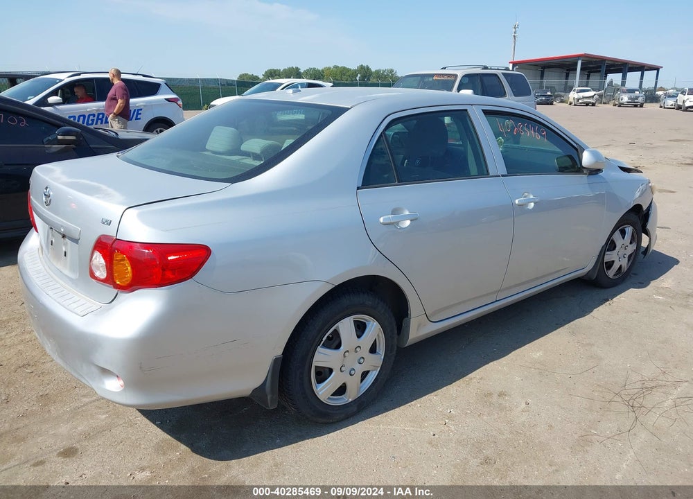 2009 TOYOTA COROLLA LE VIN: JTDBL40E699027358