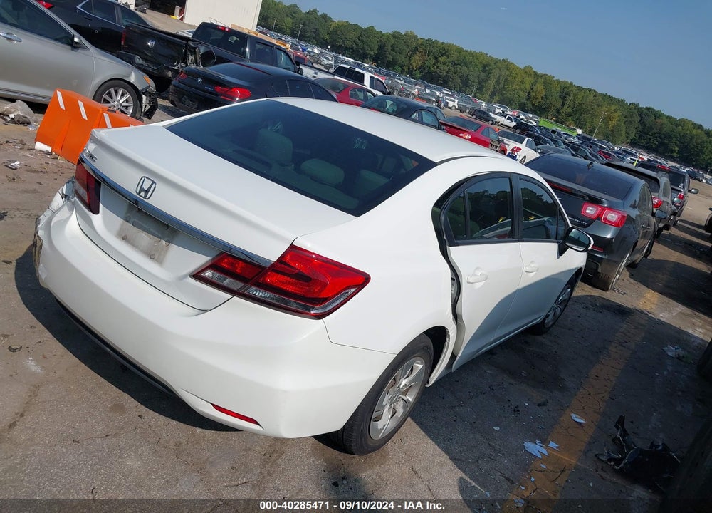 2014 HONDA CIVIC LX VIN: 19XFB2F57EE052873