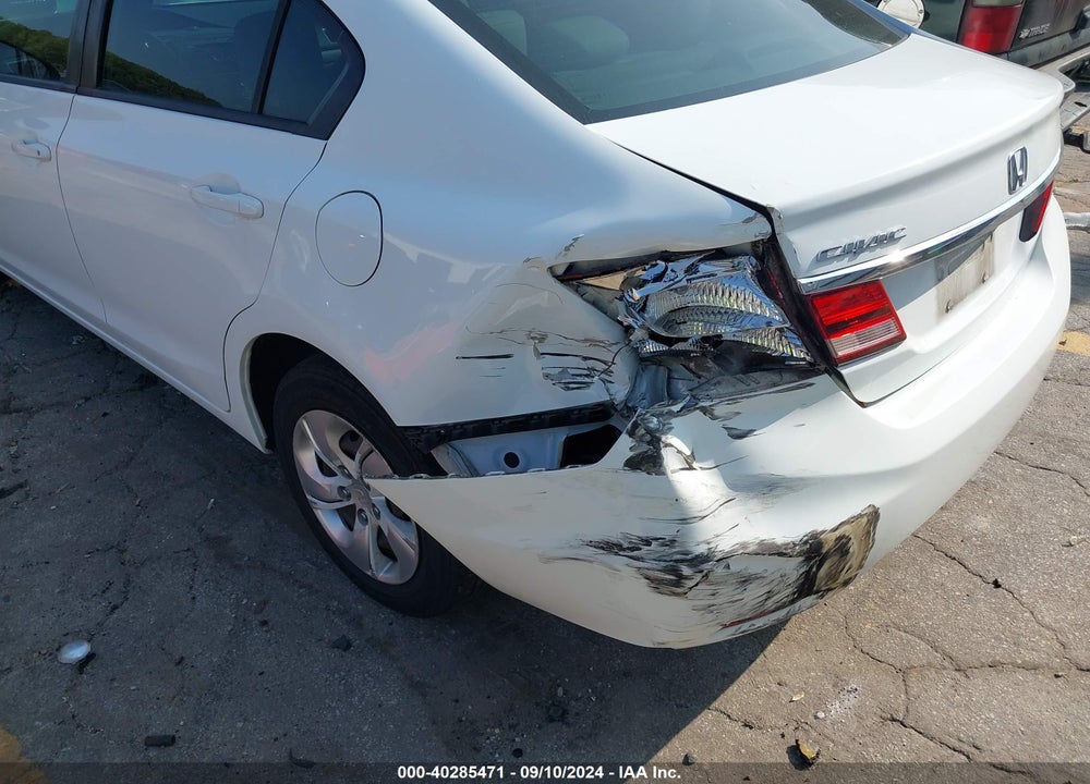 2014 HONDA CIVIC LX VIN: 19XFB2F57EE052873