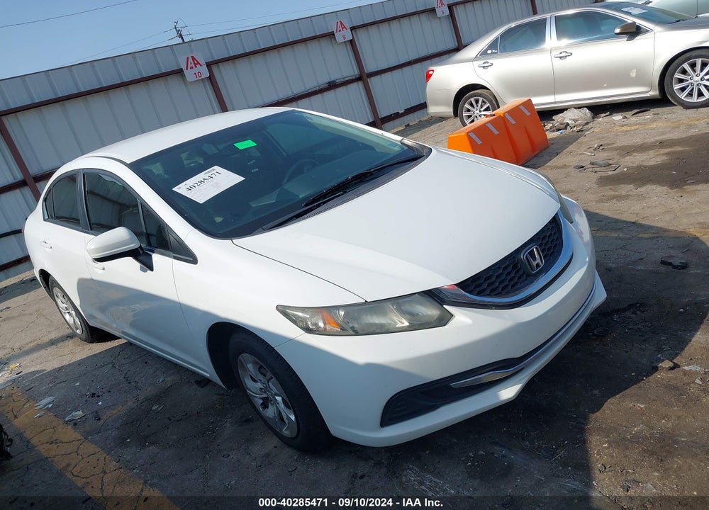 2014 HONDA CIVIC LX VIN: 19XFB2F57EE052873