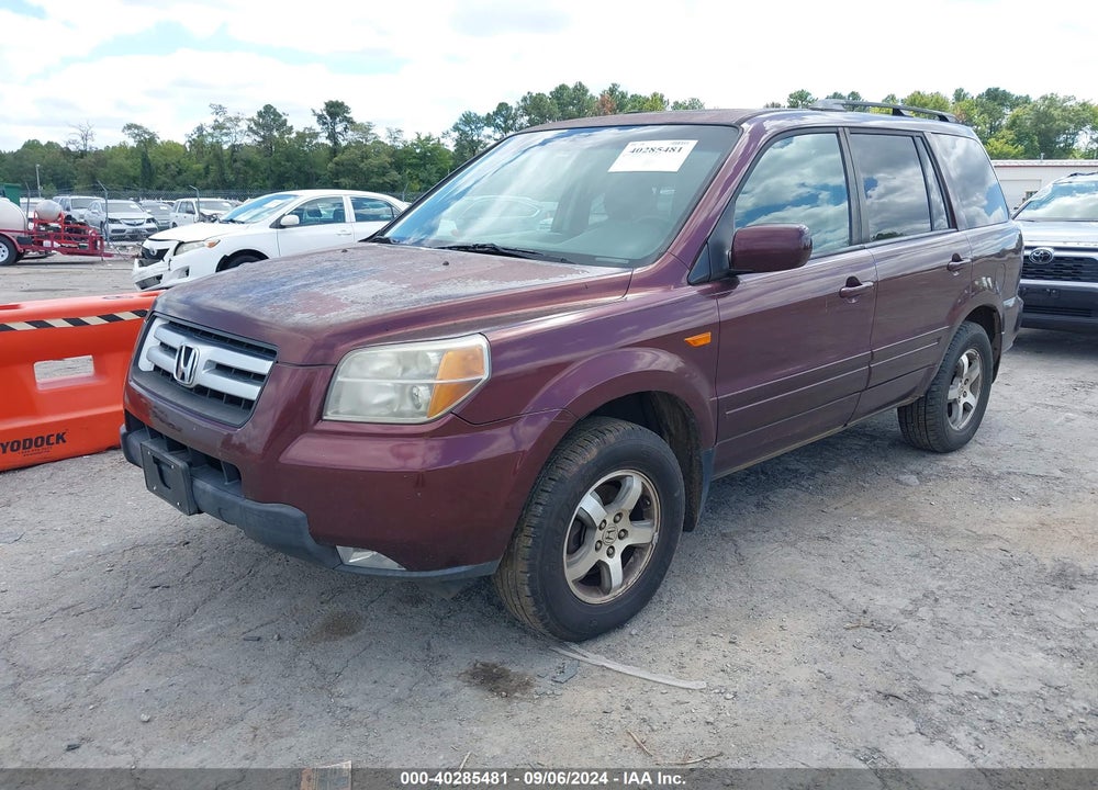 2007 HONDA PILOT EX-L VIN: 5FNYF18587B011217