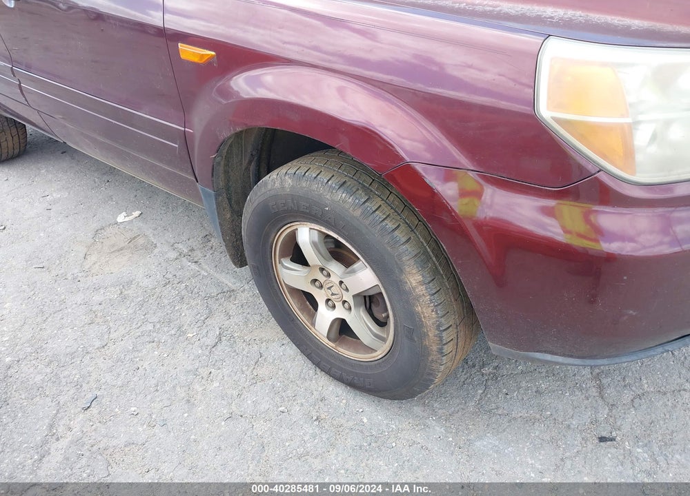 2007 HONDA PILOT EX-L VIN: 5FNYF18587B011217