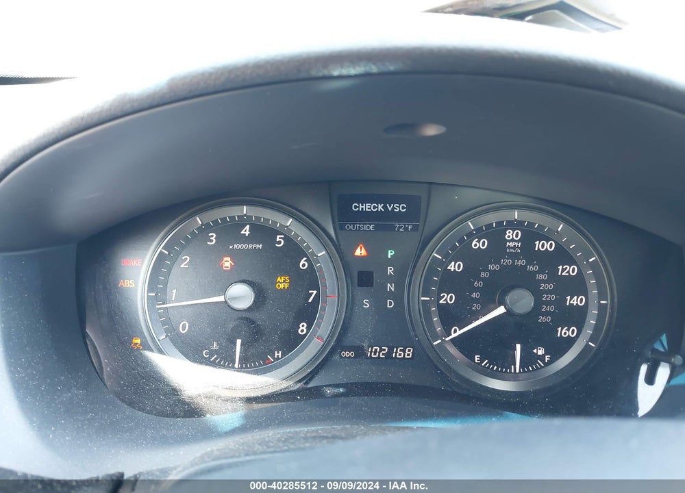 2009 LEXUS ES 350 VIN: JTHBJ46G592295789