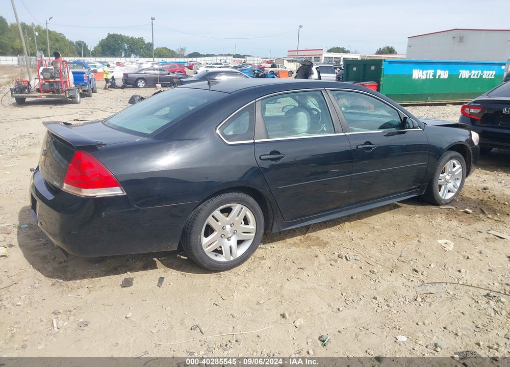 2012 CHEVROLET IMPALA LT VIN: 2G1WG5E38C1236211