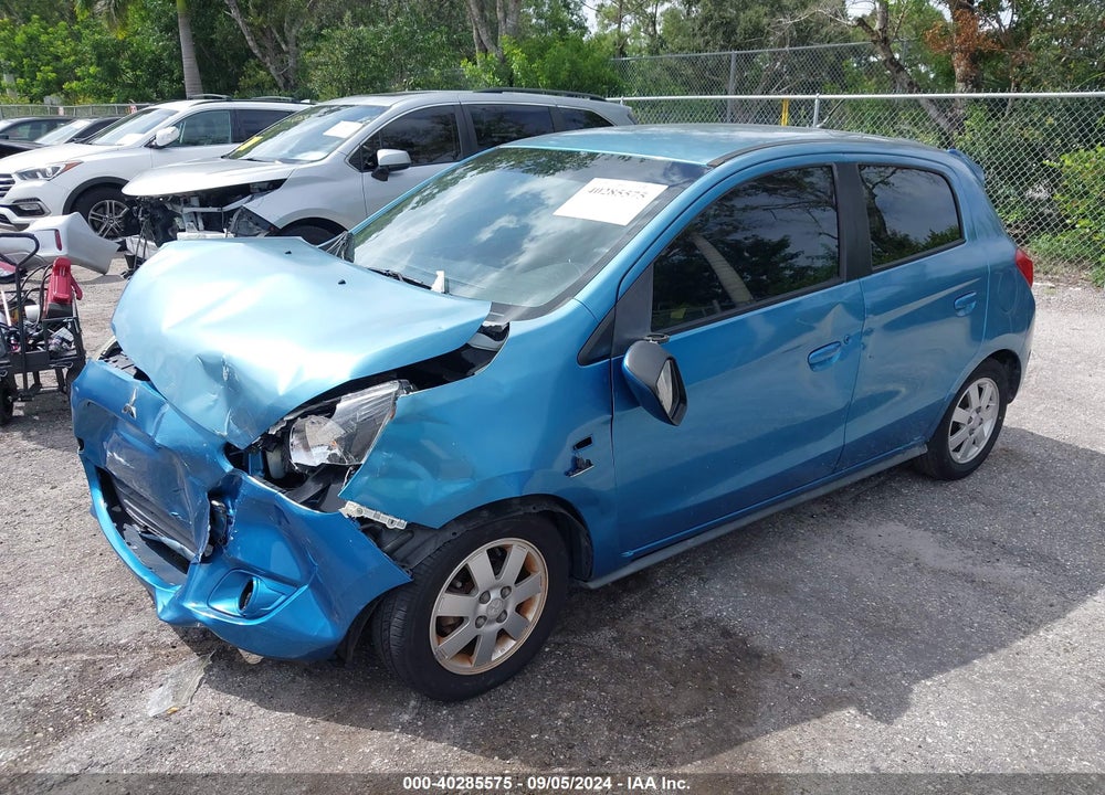 2015 MITSUBISHI MIRAGE ES VIN: ML32A4HJ2FH033766
