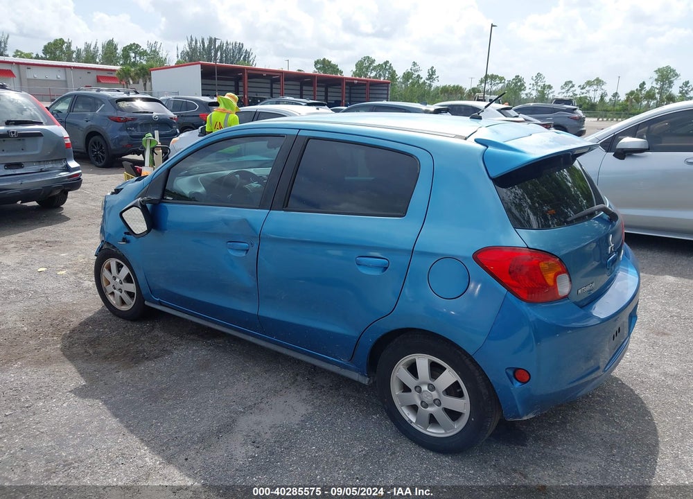2015 MITSUBISHI MIRAGE ES VIN: ML32A4HJ2FH033766