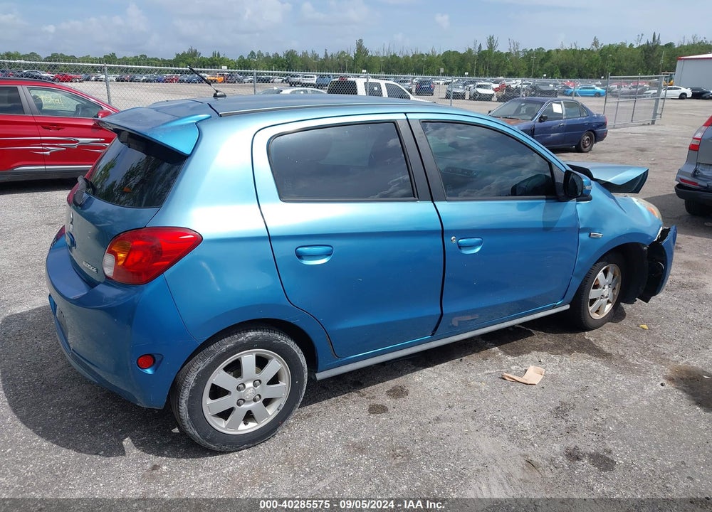 2015 MITSUBISHI MIRAGE ES VIN: ML32A4HJ2FH033766