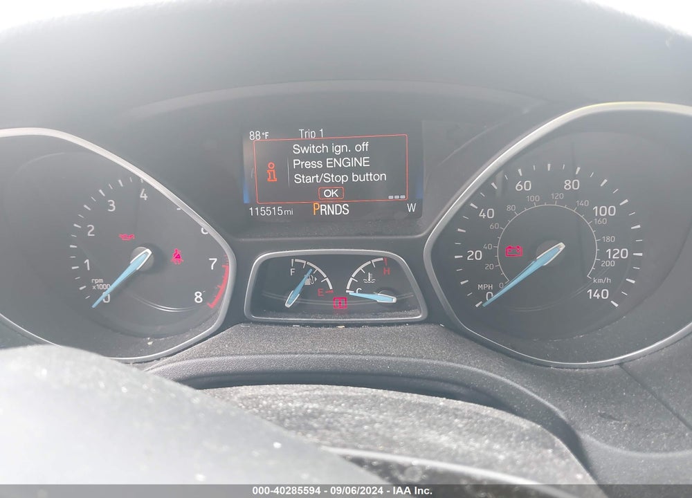 2015 FORD FOCUS TITANIUM VIN: 1FADP3J24FL322555