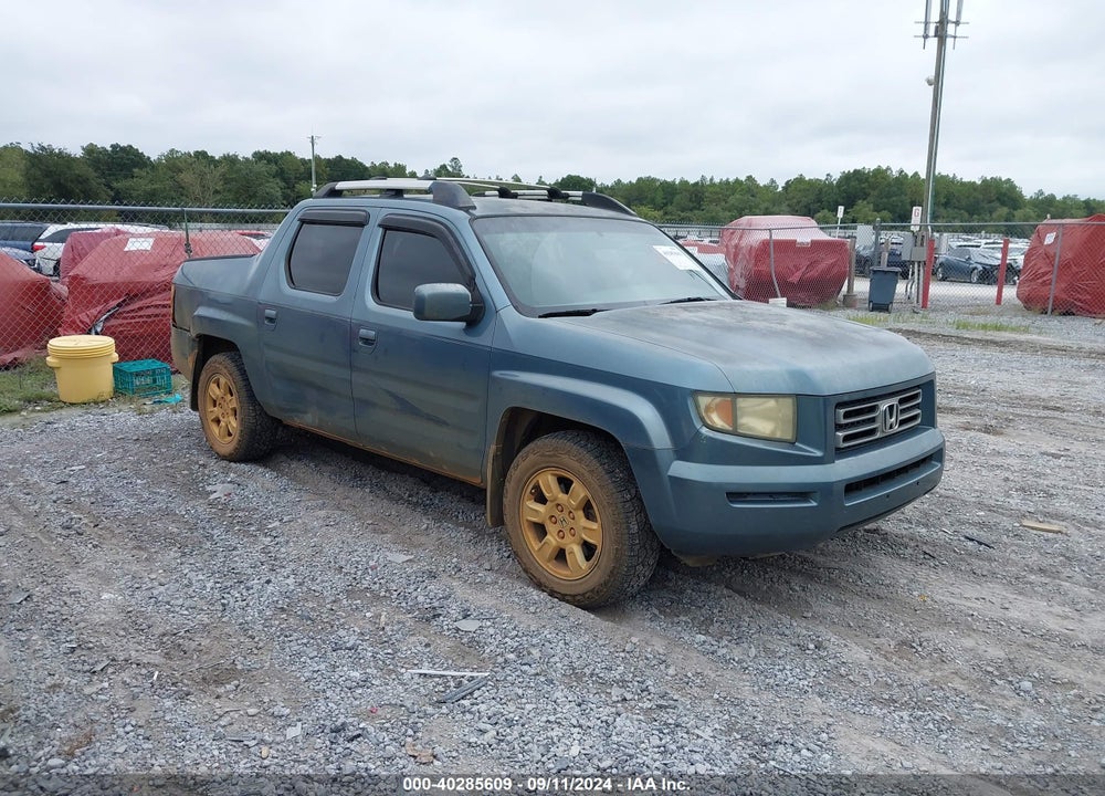 2007 HONDA RIDGELINE RTS VIN: 2HJYK16477H500381