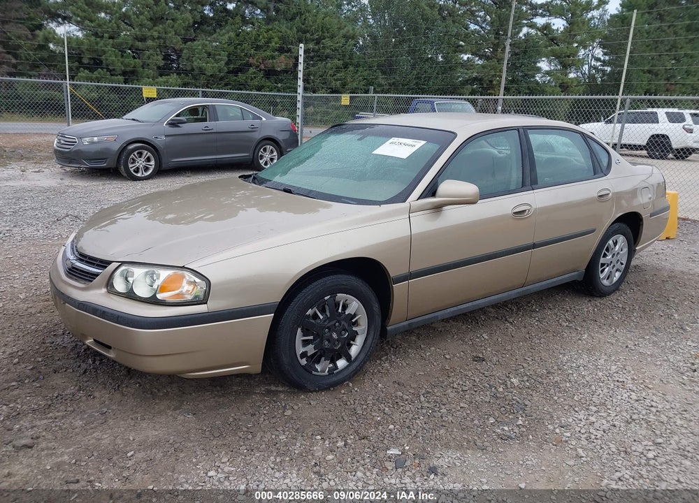 2005 CHEVROLET IMPALA VIN: 2G1WF52E559373698