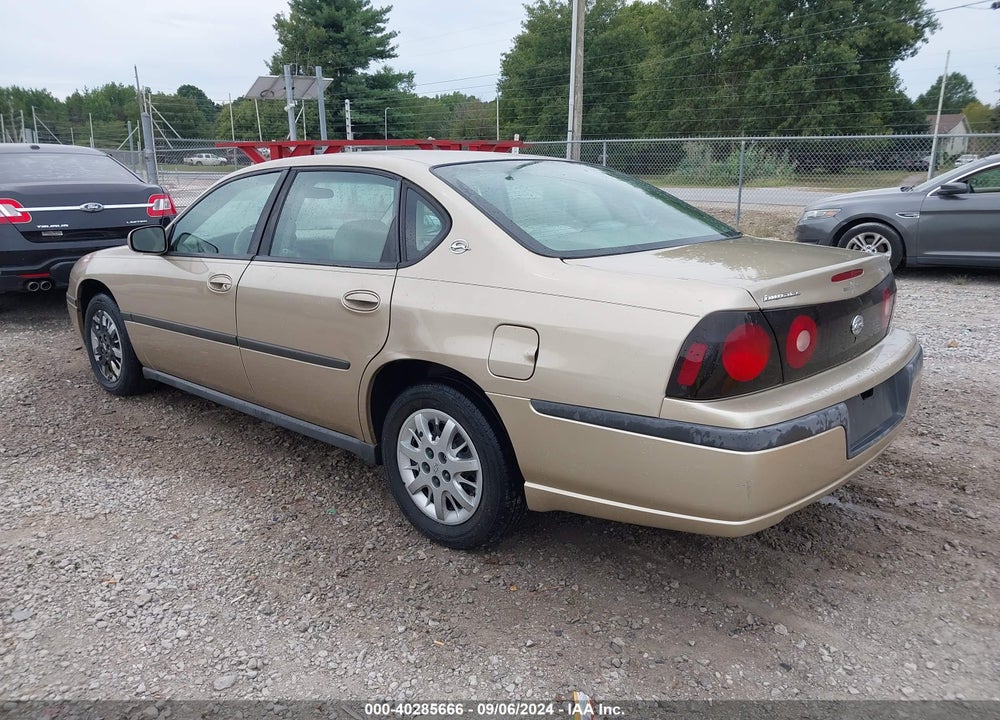 2005 CHEVROLET IMPALA VIN: 2G1WF52E559373698