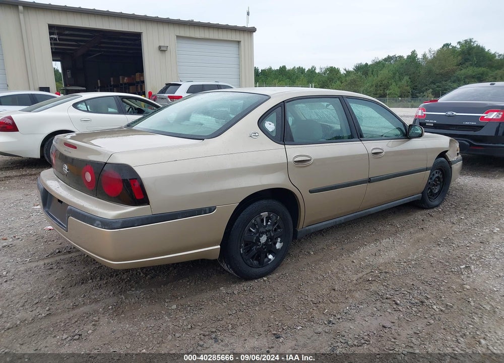 2005 CHEVROLET IMPALA VIN: 2G1WF52E559373698