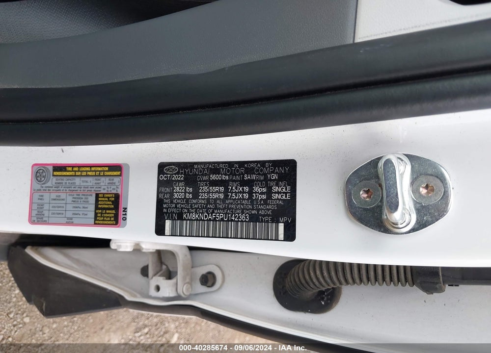 2023 HYUNDAI IONIQ 5 SEL VIN: KM8KNDAF5PU142363