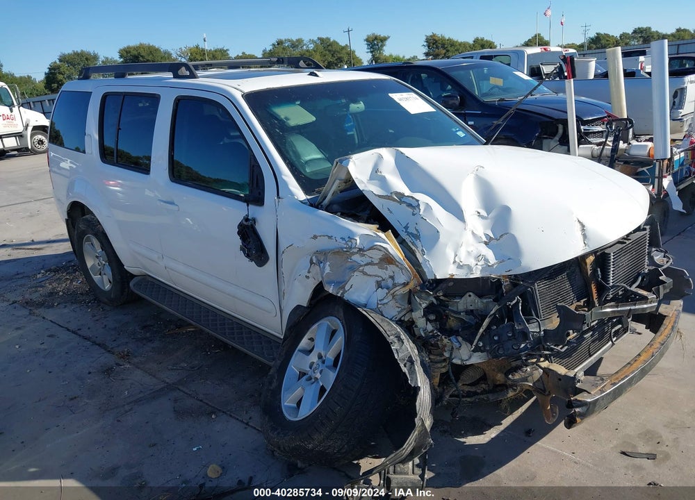 2008 NISSAN PATHFINDER SE VIN: 5N1AR18U28C610723