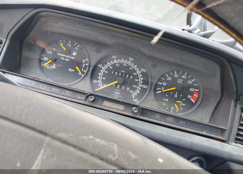 1993 MERCEDES-BENZ 190 E 2.6 VIN: WDBDA29D9PG021638