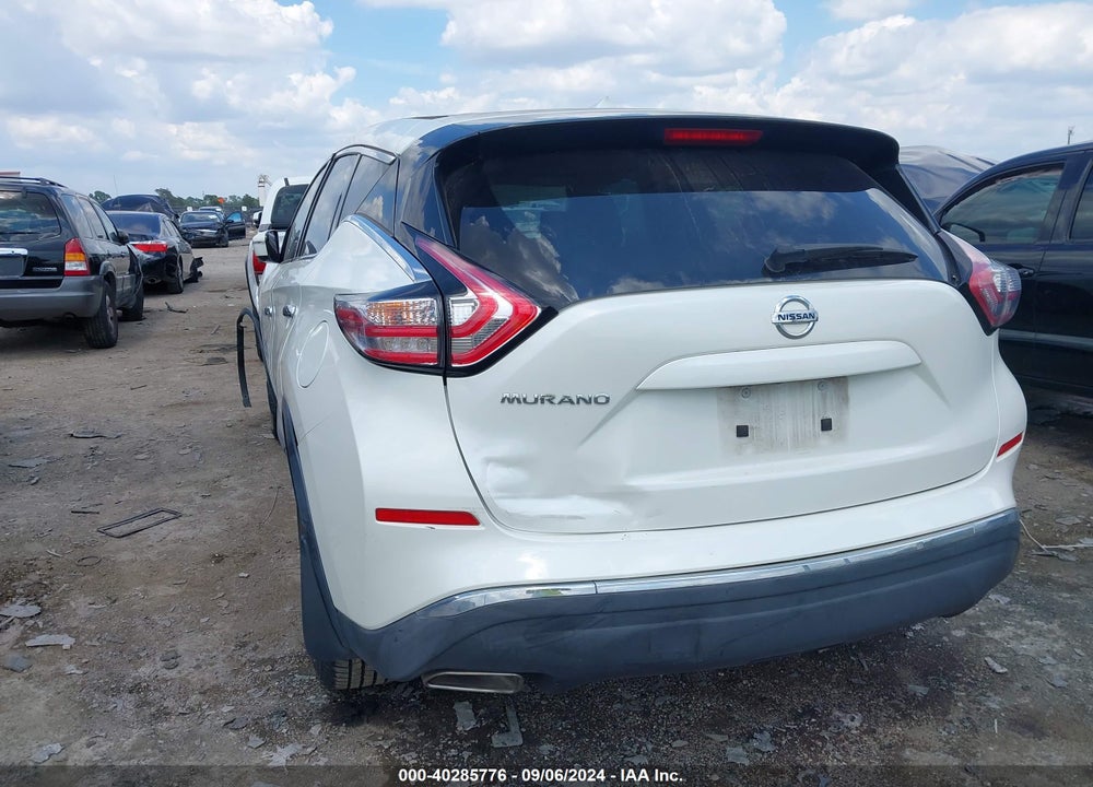 2015 NISSAN MURANO S VIN: 5N1AZ2MG5FN260849